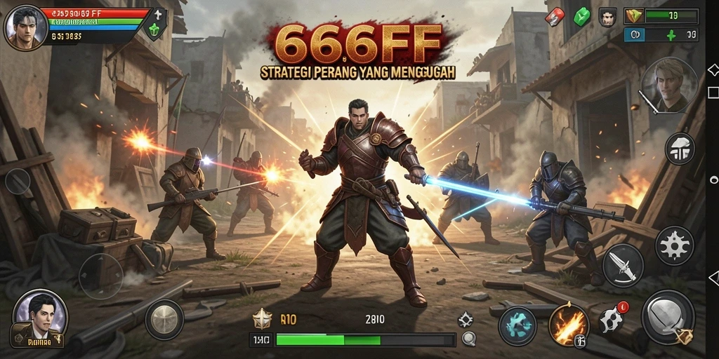Tampilan gameplay seru dan strategis di 666FF.
