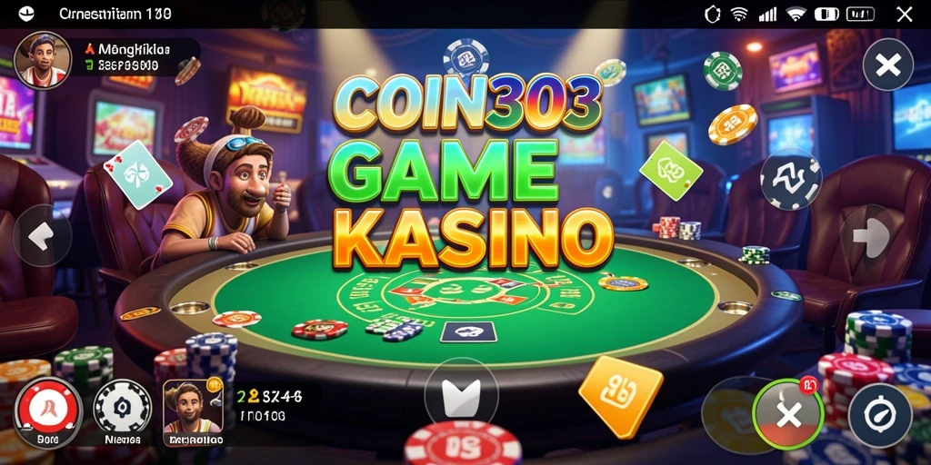 Screenshot COIN303 menampilkan gameplay Kasino yang seru dan interaktif.