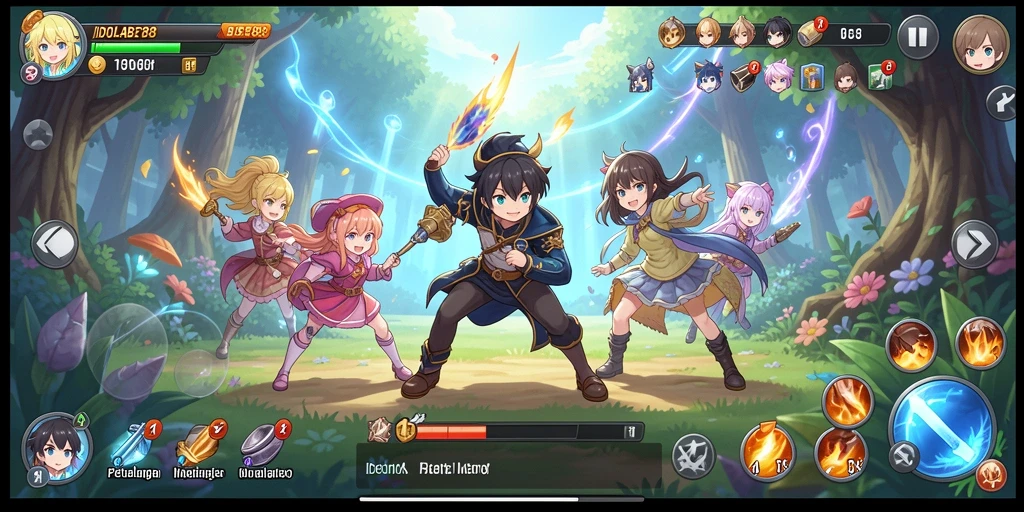 Gameplay menarik di dunia Anime yang penuh petualangan.
