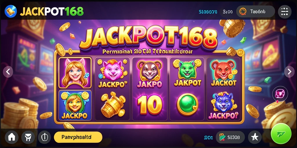 Tampilan gameplay JACKPOT168 yang menarik dan penuh aksi.