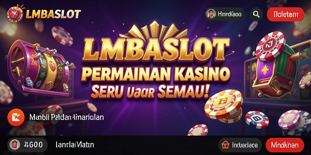 Screenshot utama LMBASLOT menampilkan gameplay yang seru di kasino.