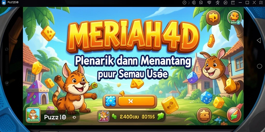 Tampilan menarik dari gameplay MERIAH4D dengan teka-teki menantang.