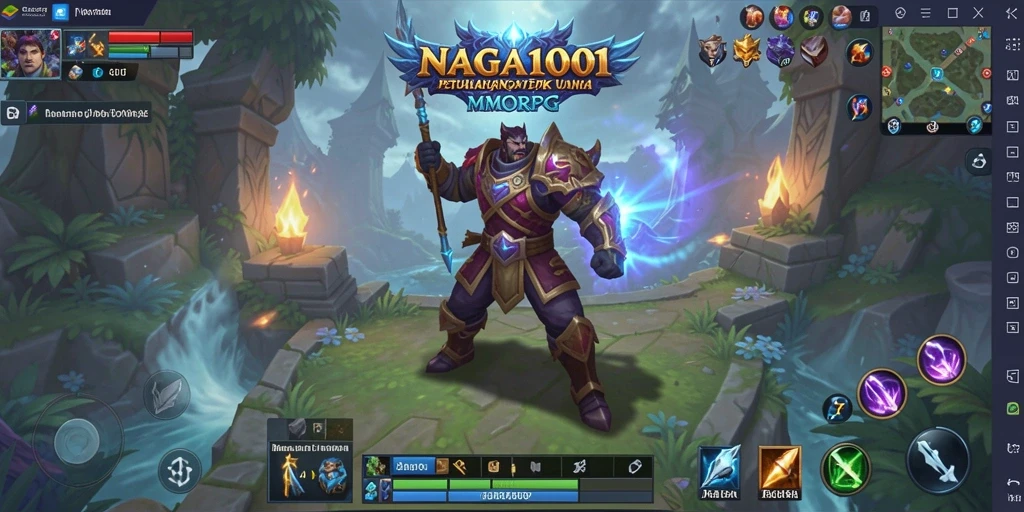 Gameplay seru di dunia fantasi NAGA1001.