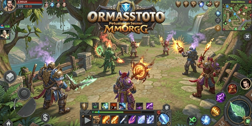 Tampilan gameplay seru di dunia MMORPG ORMASSTOTO.