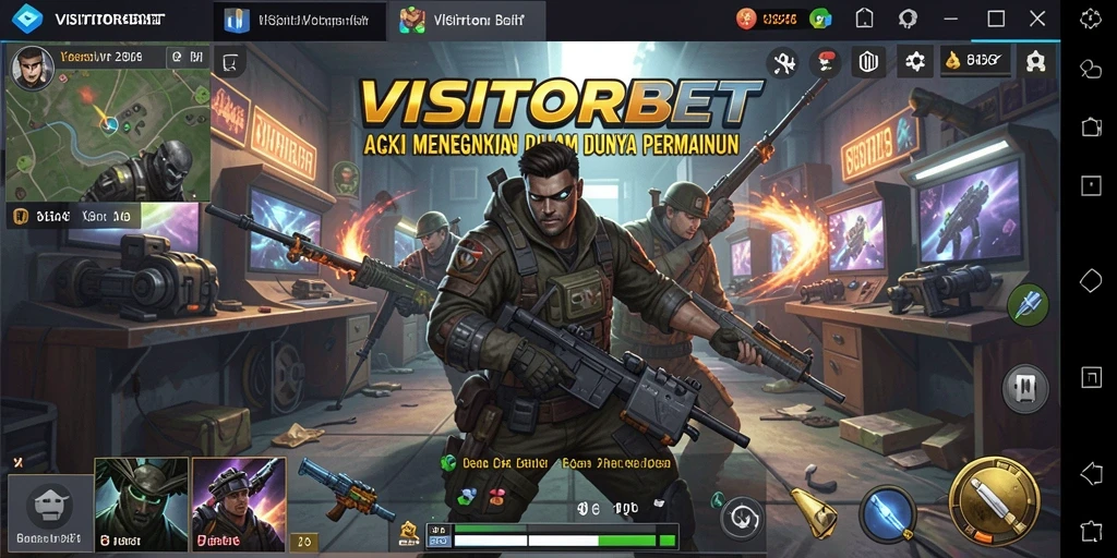 Tampilan gameplay seru dalam VISITORBET dengan aksi yang mendebarkan.